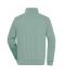 Unisex Workwear Half-Zip Sweat Mistig-groen 8172