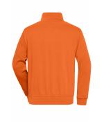 Unisex Workwear Half-Zip Sweat Oranje 8172