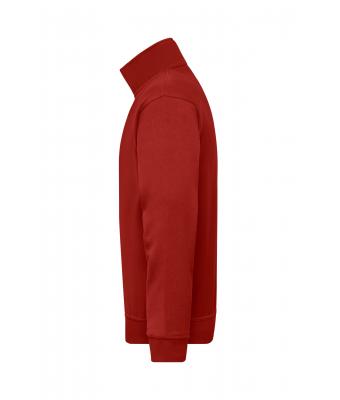 Unisex Workwear Half-Zip Sweat Wijnrood 8172