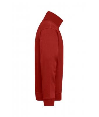 Unisex Workwear Half-Zip Sweat Wijnrood 8172