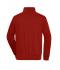Unisex Workwear Half-Zip Sweat Wijnrood 8172