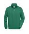 Unisex Workwear Half-Zip Sweat Donkergroen 8172