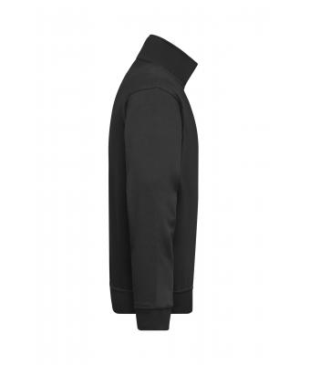 Unisex Workwear Half-Zip Sweat Zwart 8172
