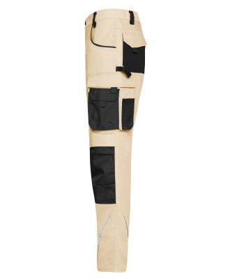 Unisexe Pantalon de travail - STRONG - Pierre/noir 8290