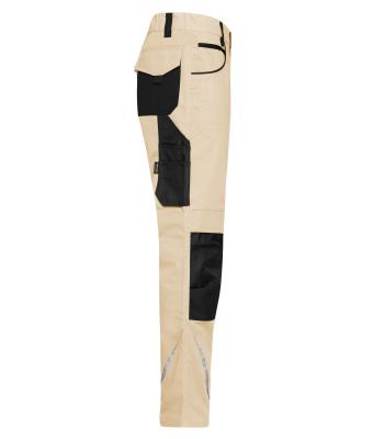 Unisex Workwear Pants - STRONG - Stone/black 8290