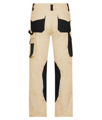 Unisex Workwear Pants - STRONG - Stone/black 8290