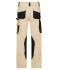 Unisex Workwear Pants - STRONG - Stone/black 8290
