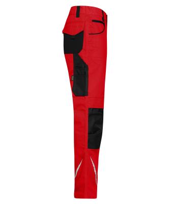 Unisex Workwear Pants - STRONG - Red/black 8290