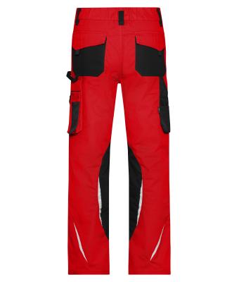 Unisex Workwear Pants - STRONG - Red/black 8290