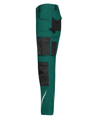 Unisex Workwear Pants - STRONG - Dark-green/black 8290