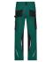 Unisex Workwear Pants - STRONG - Dark-green/black 8290