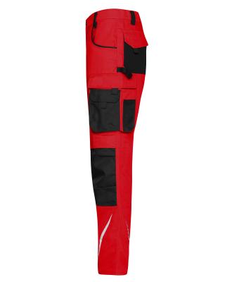 Unisex Workwear Pants - STRONG - Rood/zwart 8290