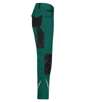 Unisex Workwear Pants - STRONG - Donkergroen/zwart 8290