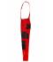 Unisex Workwear Pants with Bib - STRONG - Red/black 8288