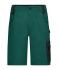 Unisexe Bermuda de travail - STRONG - Vert-foncé/noir 8287
