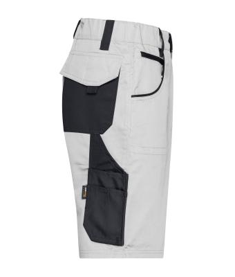 Unisexe Bermuda de travail - STRONG - Blanc/carbone 8287
