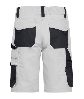 Unisexe Bermuda de travail - STRONG - Blanc/carbone 8287