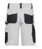 Unisexe Bermuda de travail - STRONG - Blanc/carbone 8287