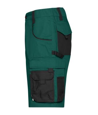 Unisexe Bermuda de travail - STRONG - Vert-foncé/noir 8287