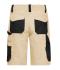 Unisexe Bermuda de travail - STRONG - Pierre/noir 8287
