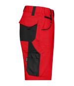 Unisex Workwear Bermudas - STRONG - Red/black 8287
