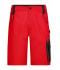 Unisex Workwear Bermudas - STRONG - Red/black 8287