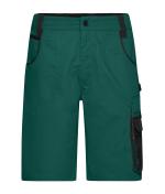 Unisex Workwear Bermudas - STRONG - Donkergroen/zwart 8287
