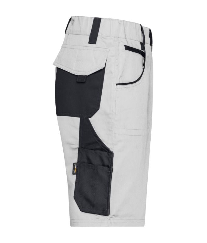 Unisex Workwear Bermudas - STRONG - Wit/carbon 8287