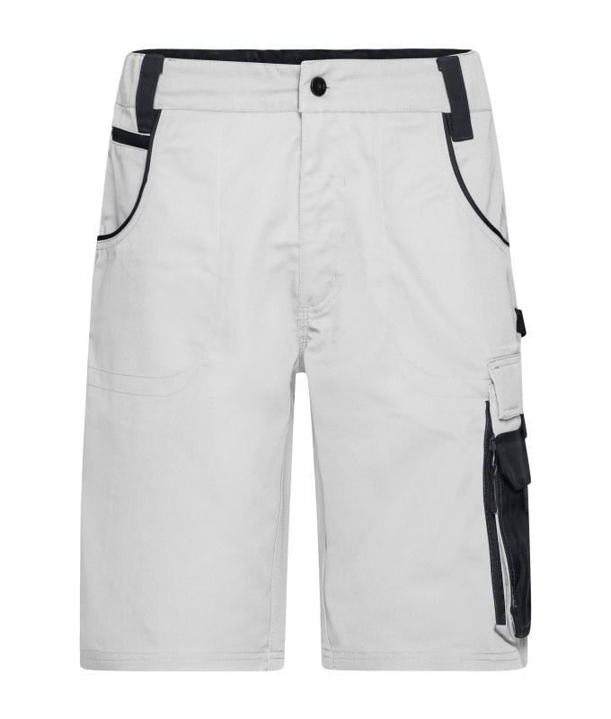 Unisex Workwear Bermudas - STRONG - Wit/carbon 8287