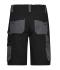 Unisex Workwear Bermudas - STRONG - Zwart/carbon 8287