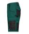 Unisex Workwear Bermudas - STRONG - Donkergroen/zwart 8287