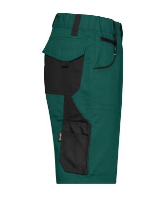 Unisex Workwear Bermudas - STRONG - Donkergroen/zwart 8287