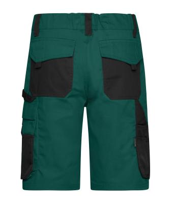 Unisex Workwear Bermudas - STRONG - Donkergroen/zwart 8287