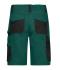 Unisex Workwear Bermudas - STRONG - Donkergroen/zwart 8287