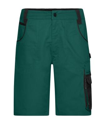 Unisex Workwear Bermudas - STRONG - Donkergroen/zwart 8287