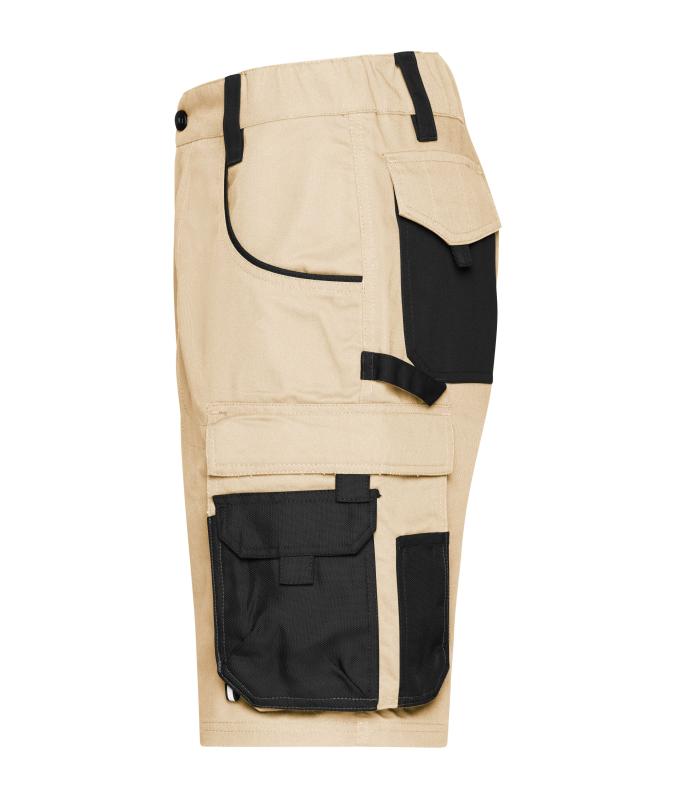 Unisex Workwear Bermudas - STRONG - Steen/zwart 8287