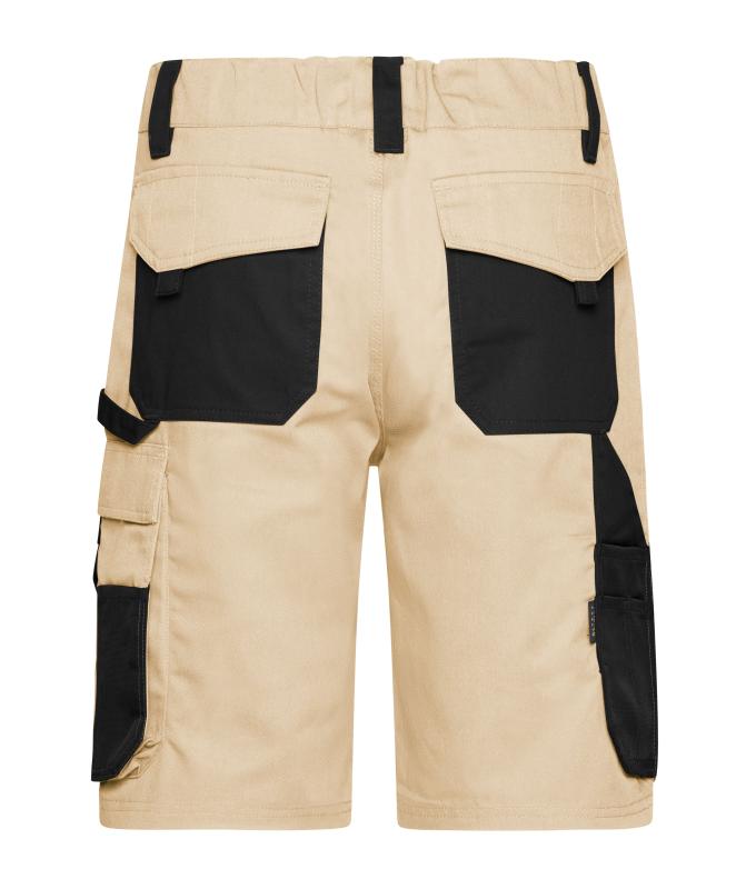 Unisex Workwear Bermudas - STRONG - Steen/zwart 8287