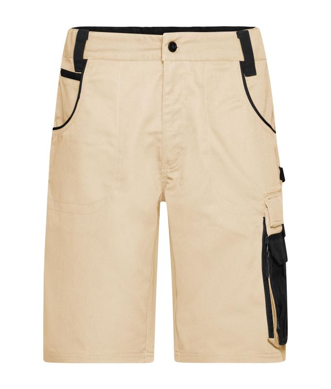 Unisex Workwear Bermudas - STRONG - Steen/zwart 8287