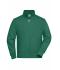 Unisexe Sweat veste de travail Vert-foncé 8291