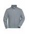 Unisexe Sweat veste de travail Gris-foncé 8291