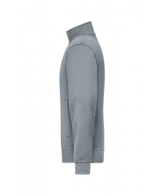 Unisexe Sweat veste de travail Gris-foncé 8291
