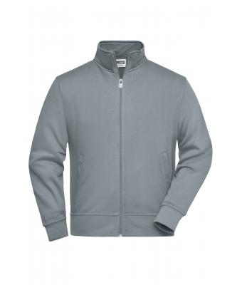 Unisexe Sweat veste de travail Gris-foncé 8291