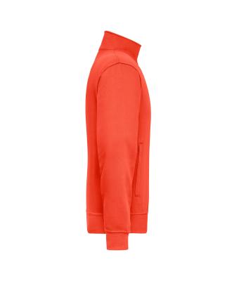 Unisexe Sweat veste de travail Orange-épicé 8291