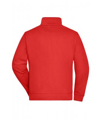 Unisexe Sweat veste de travail Rouge 8291