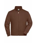 Unisexe Sweat veste de travail Marron 8291