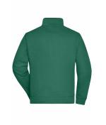 Unisexe Sweat veste de travail Vert-foncé 8291