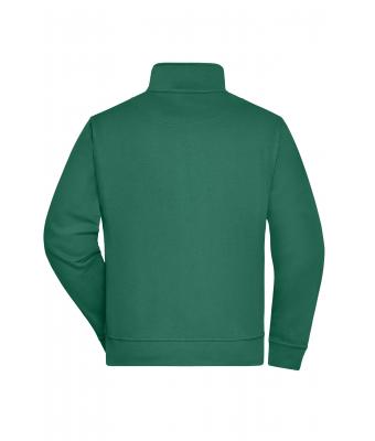 Unisexe Sweat veste de travail Vert-foncé 8291
