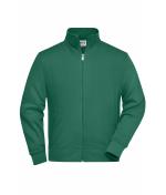 Unisexe Sweat veste de travail Vert-foncé 8291