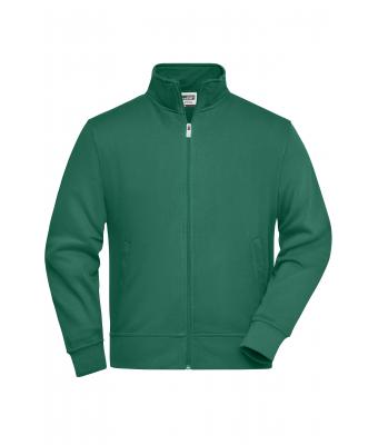 Unisexe Sweat veste de travail Vert-foncé 8291