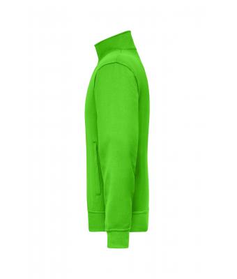 Unisexe Sweat veste de travail Vert-citron 8291